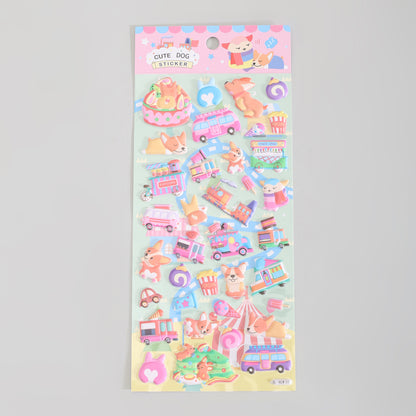 Mumuso Cute Puffy Stickers for Dog Lovers!