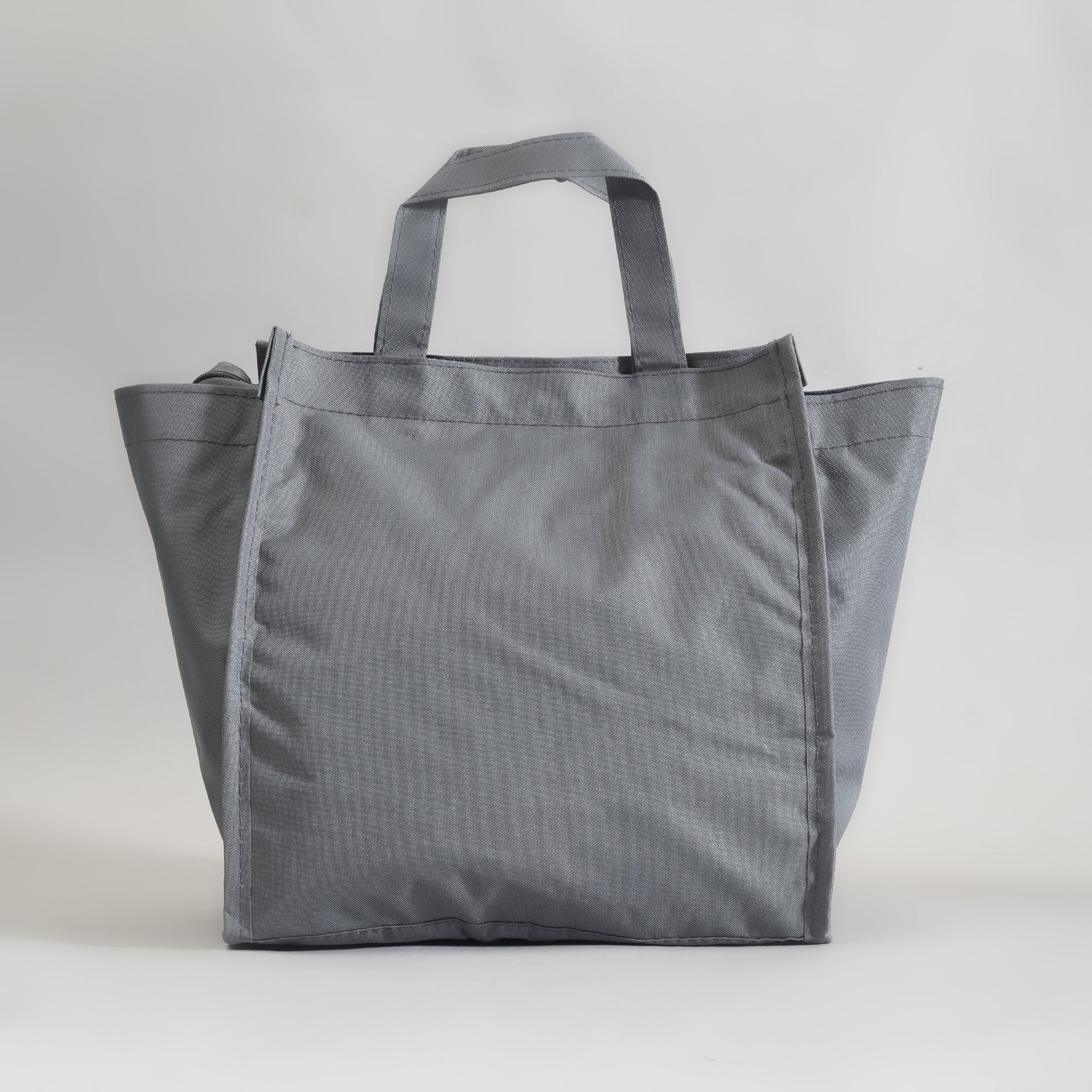 Portable Insulated Lunch Bag - Large Capacity/Grey