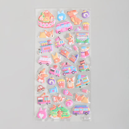 Mumuso Cute Puffy Stickers for Dog Lovers!