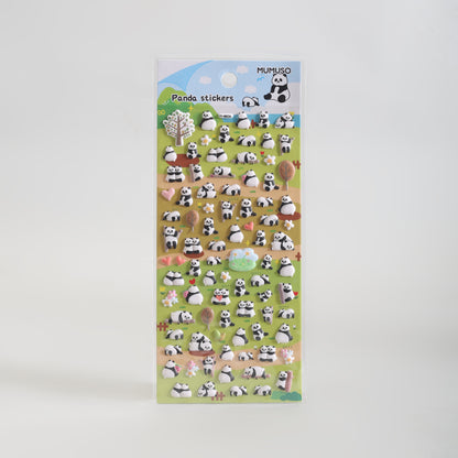 Cute Mumuso Panda Stickets