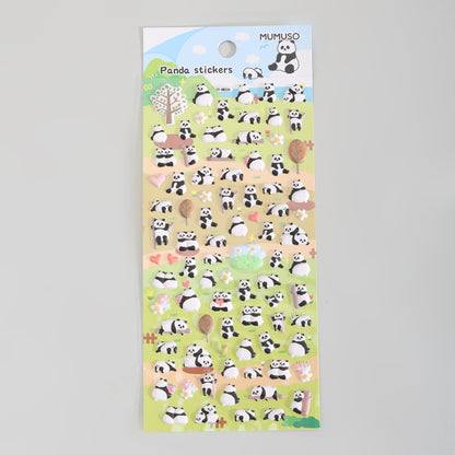 Cute Mumuso Panda Stickets