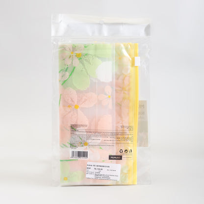 Mumuso Floral Pattern Slider Bags: Medium 7 Slider Bags