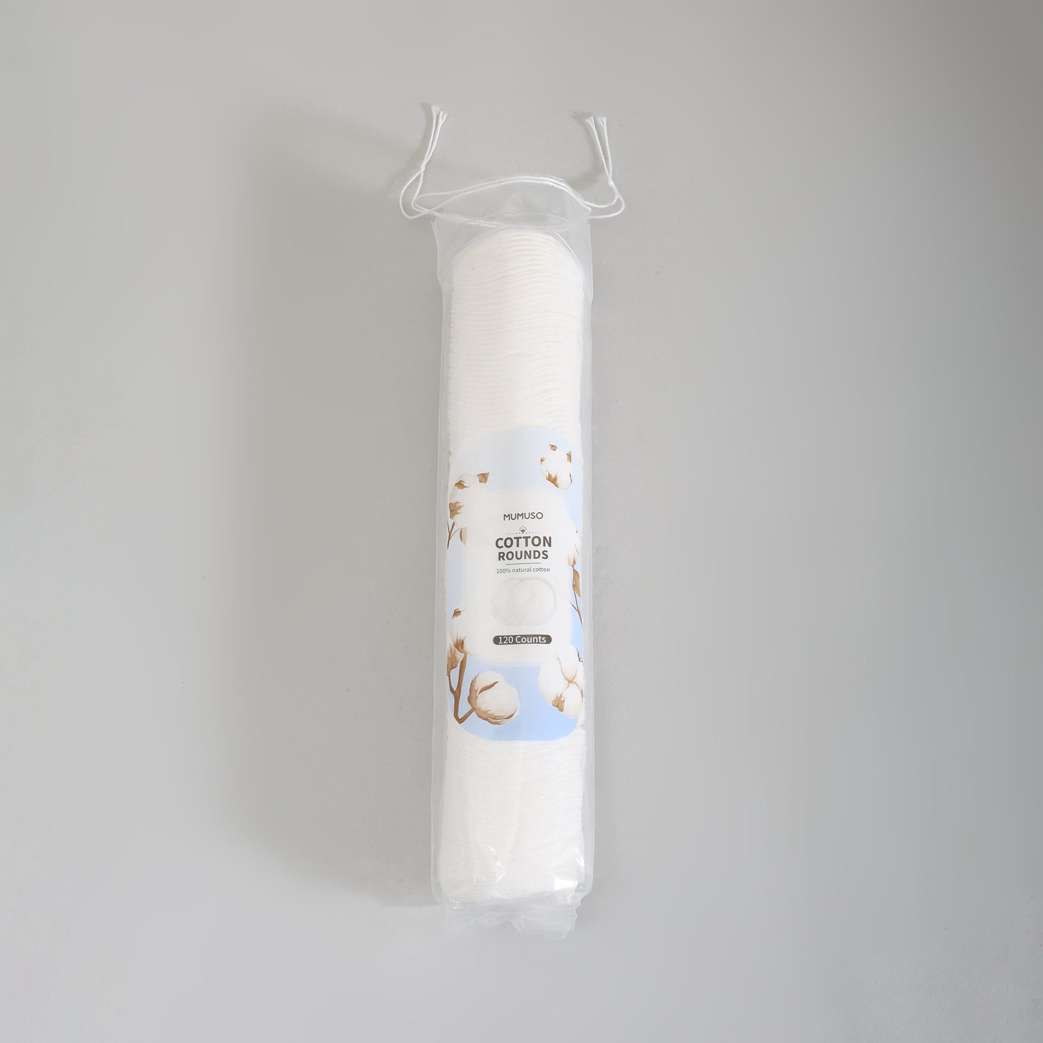Mumuso Cotton Rounds (120 Counts)