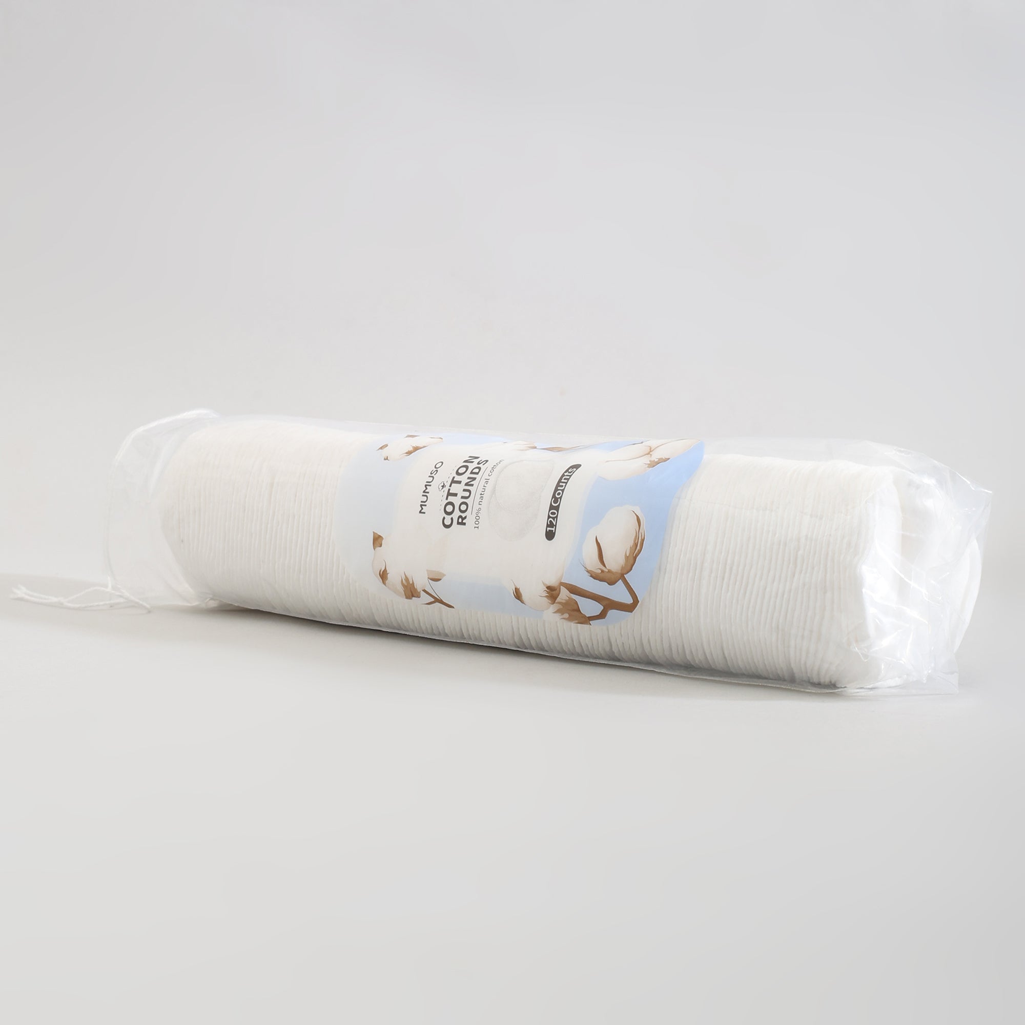 Mumuso Cotton Rounds (120 Counts)