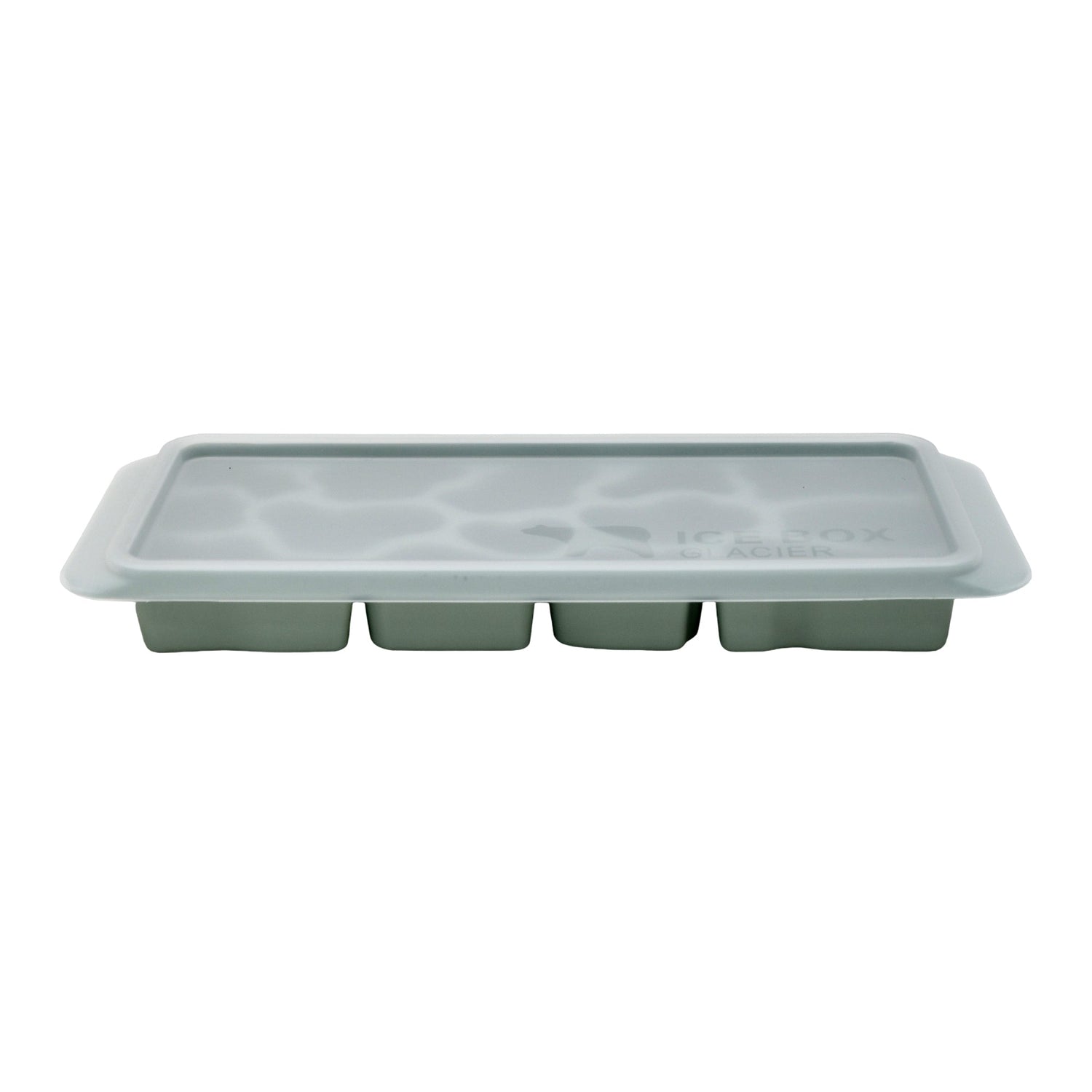 Ice Cube Tray with Lid  - Glacier / Green Mumuso