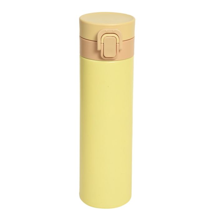 Insulated Water Bottle (330 ml) - Yellow Mumuso