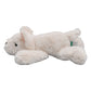 Lie Prone Bull Terrier Plush Toy - Off White and Black Mumuso