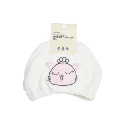 MUMUSO Family Anne Hair Drying Cap - White Mumuso