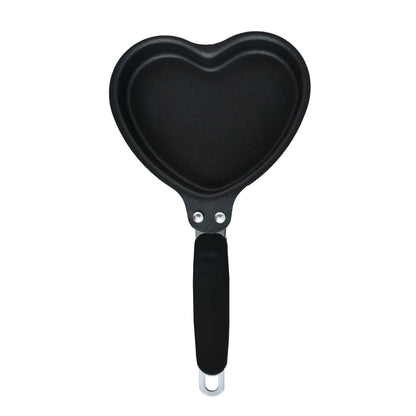 MUMUSO Heart Mini Non-Stick Frying Pan- Blue Mumuso