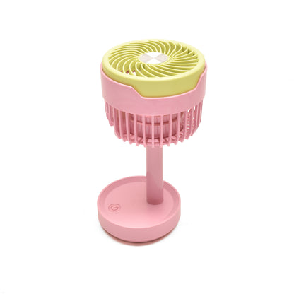 Colour Block Electronic Desk Fan