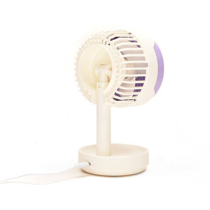 Colour Block Electronic Desk Fan
