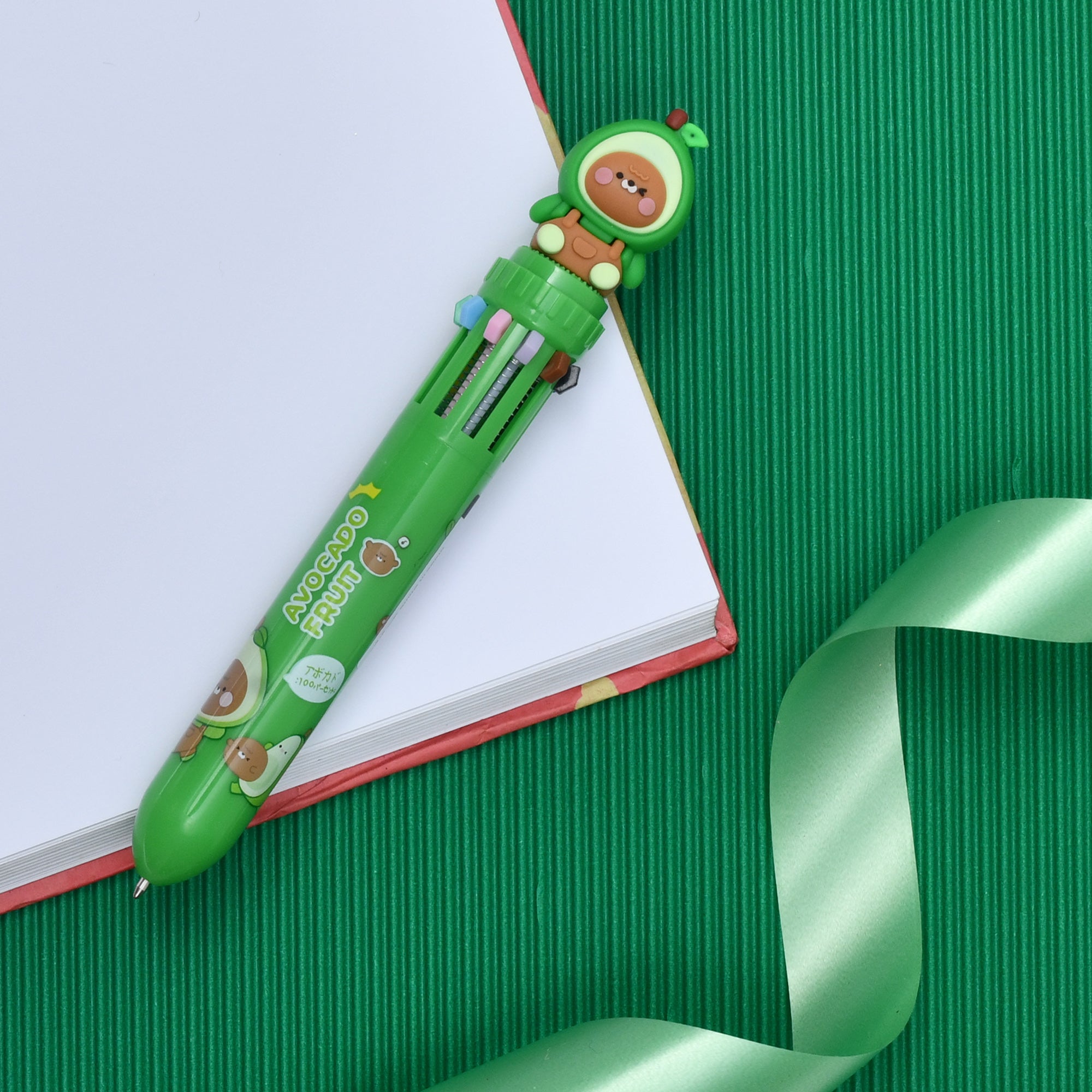 Avocado 10-In-1 Retractable Ballpoint Pen