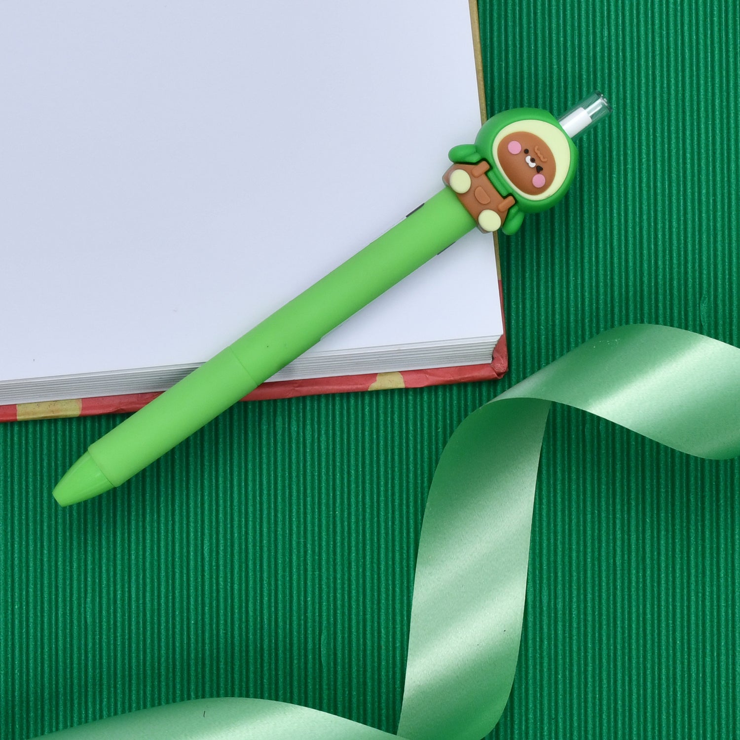 Mumuso Avocado Bear Mechanical Click Pencil -Green