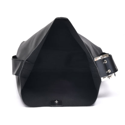 Wide Strap Tote Bag- Black