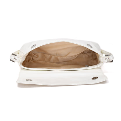 Classy Glossy Shoulder Bag - Assorted Shades