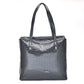 Mumuso Croco Tote Bag- Black