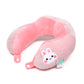 Pink Bunny Travel Neck Pillow