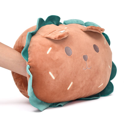 Little Bear Hamburger Handwarmer Pillow
