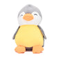 Playful Penguin Soft Toy- Grey & Yellow / 35cm