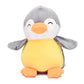 Playful Penguin Soft Toy- Grey & Yellow / 35cm