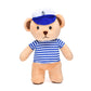 Sailing Bear Soft Toy- Blue