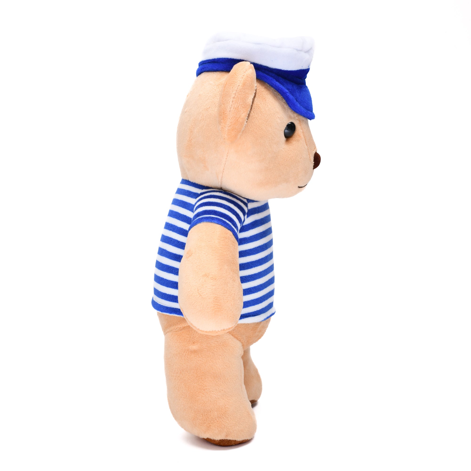 Sailing Bear Soft Toy- Blue – Mumuso