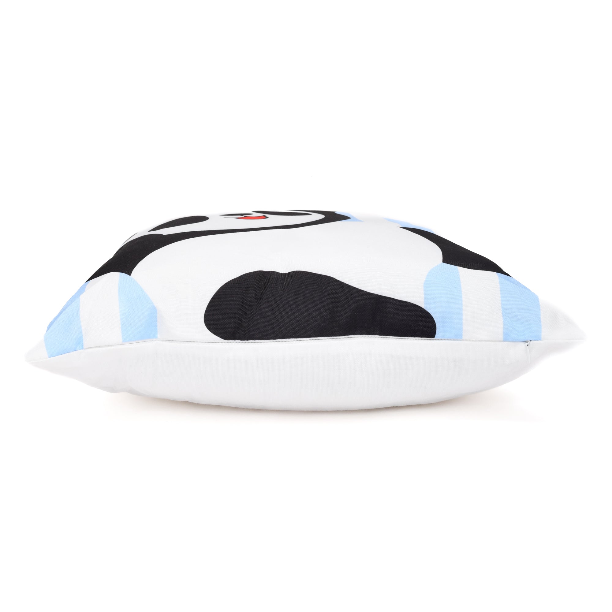 Cute Naughty Panda Throw Pillow- Green/ Blue/ Pink