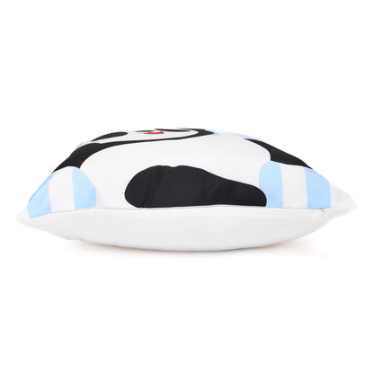 Cute Naughty Panda Throw Pillow- Green/ Blue/ Pink