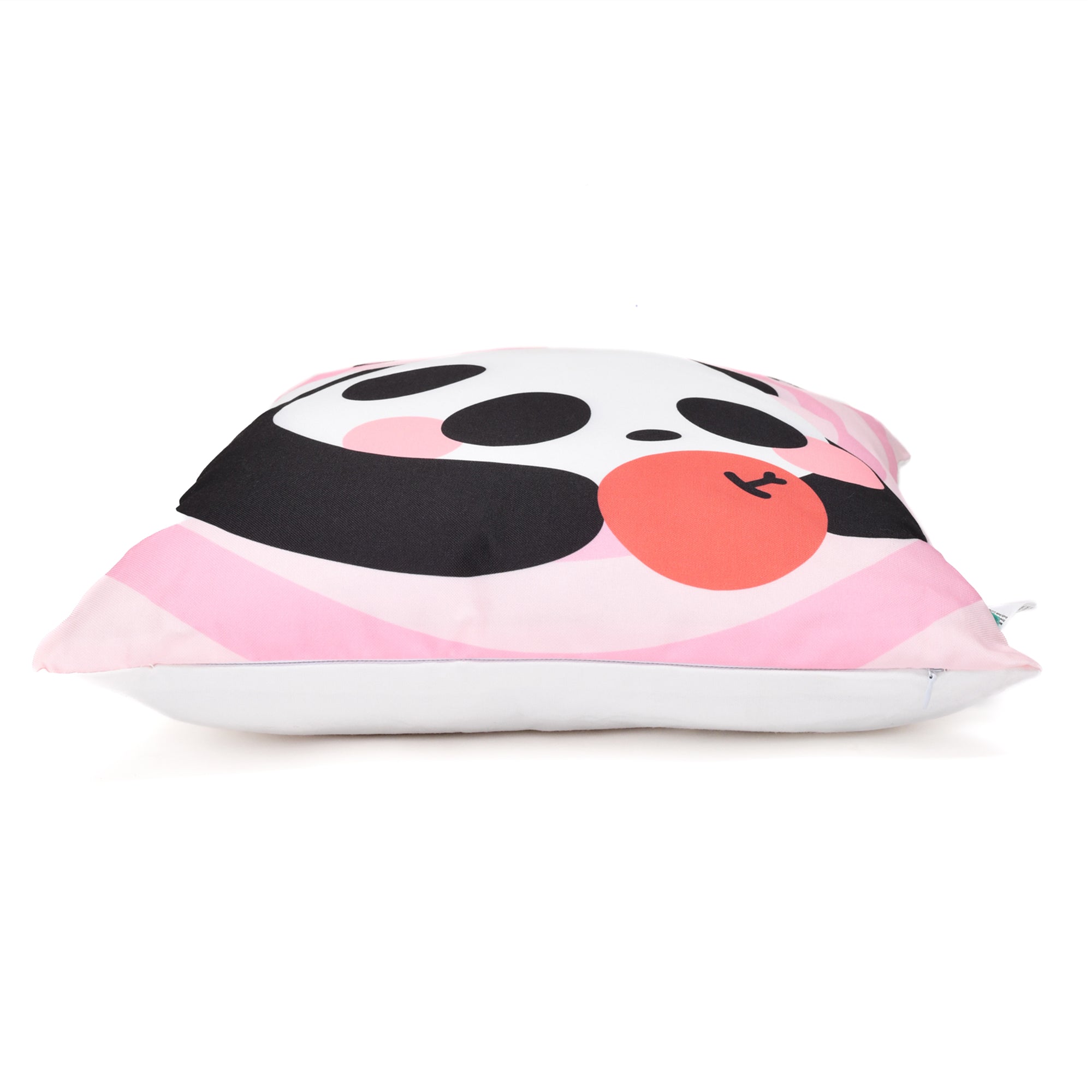 Cute Naughty Panda Throw Pillow- Green/ Blue/ Pink