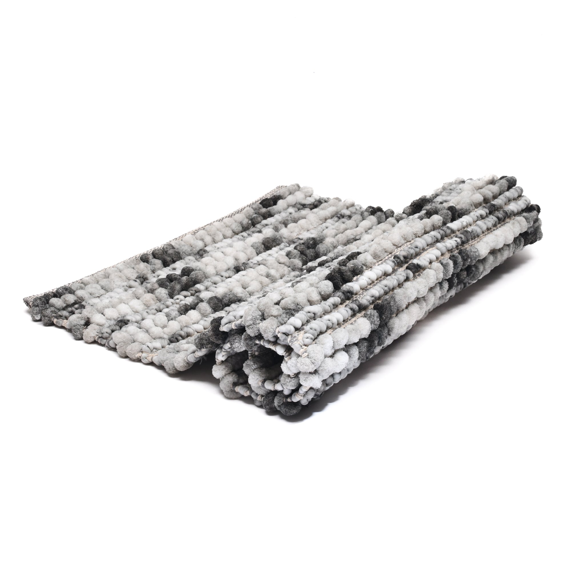 Mumuso Anti Slip Bath Mat- Grey and Beige