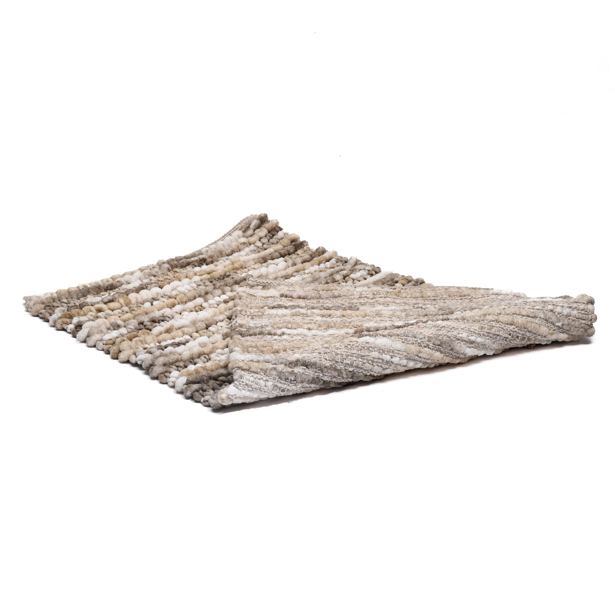 Mumuso Anti Slip Bath Mat- Grey and Beige