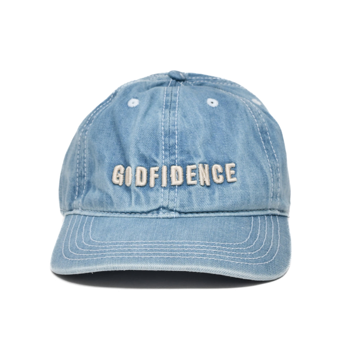 Godfidence Denim Cap-Blue