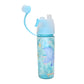 Cute Spray Water Bottle for Kids- 500ml/ Purple and Blue