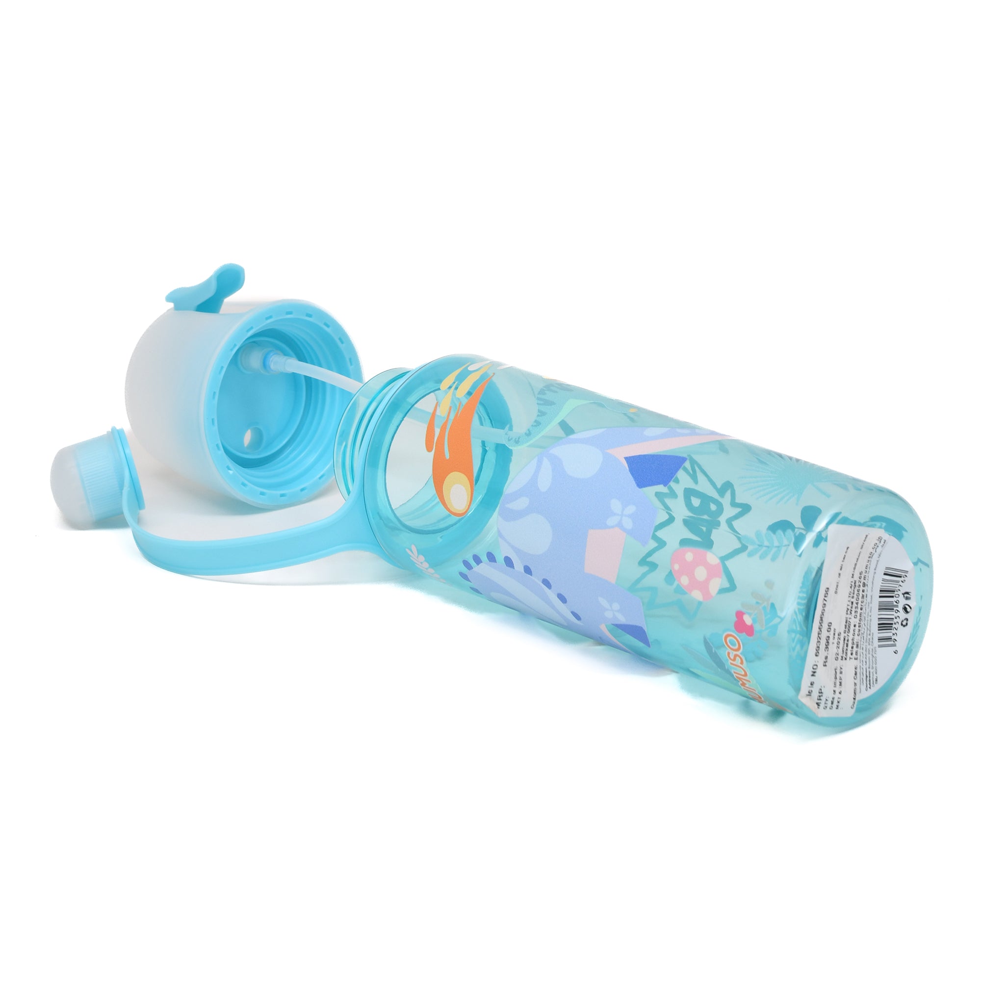 Cute Spray Water Bottle for Kids- 500ml/ Purple and Blue