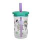 Mumuso Cute Cat Glass Tumbler- 700ml
