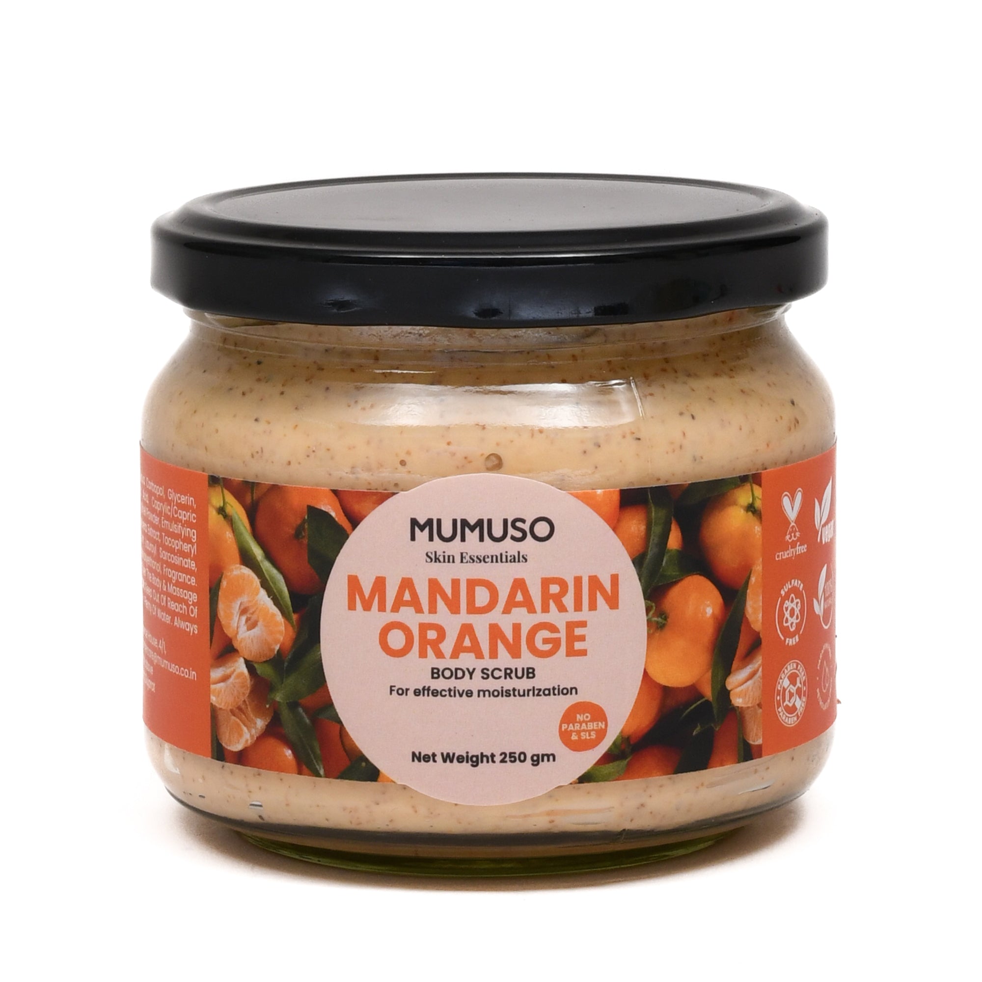 Mumuso Skin Essentials Mandarin Orange Body Scrub
