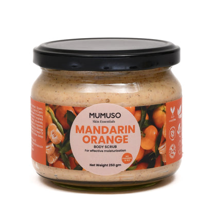 Mumuso Skin Essentials Mandarin Orange Body Scrub