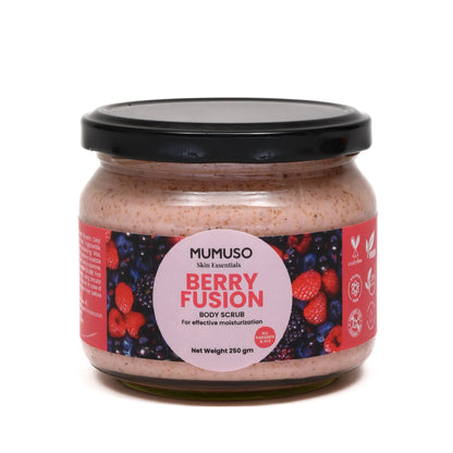 Mumuso Skin Essentials Berry Fusion Body Scrub