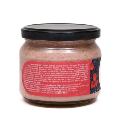 Mumuso Skin Essentials Berry Fusion Body Scrub