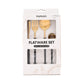 Luxe Black & Gold 4-Piece Flatware Set - Gold & Black