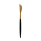 Luxe Black & Gold 4-Piece Flatware Set - Gold & Black