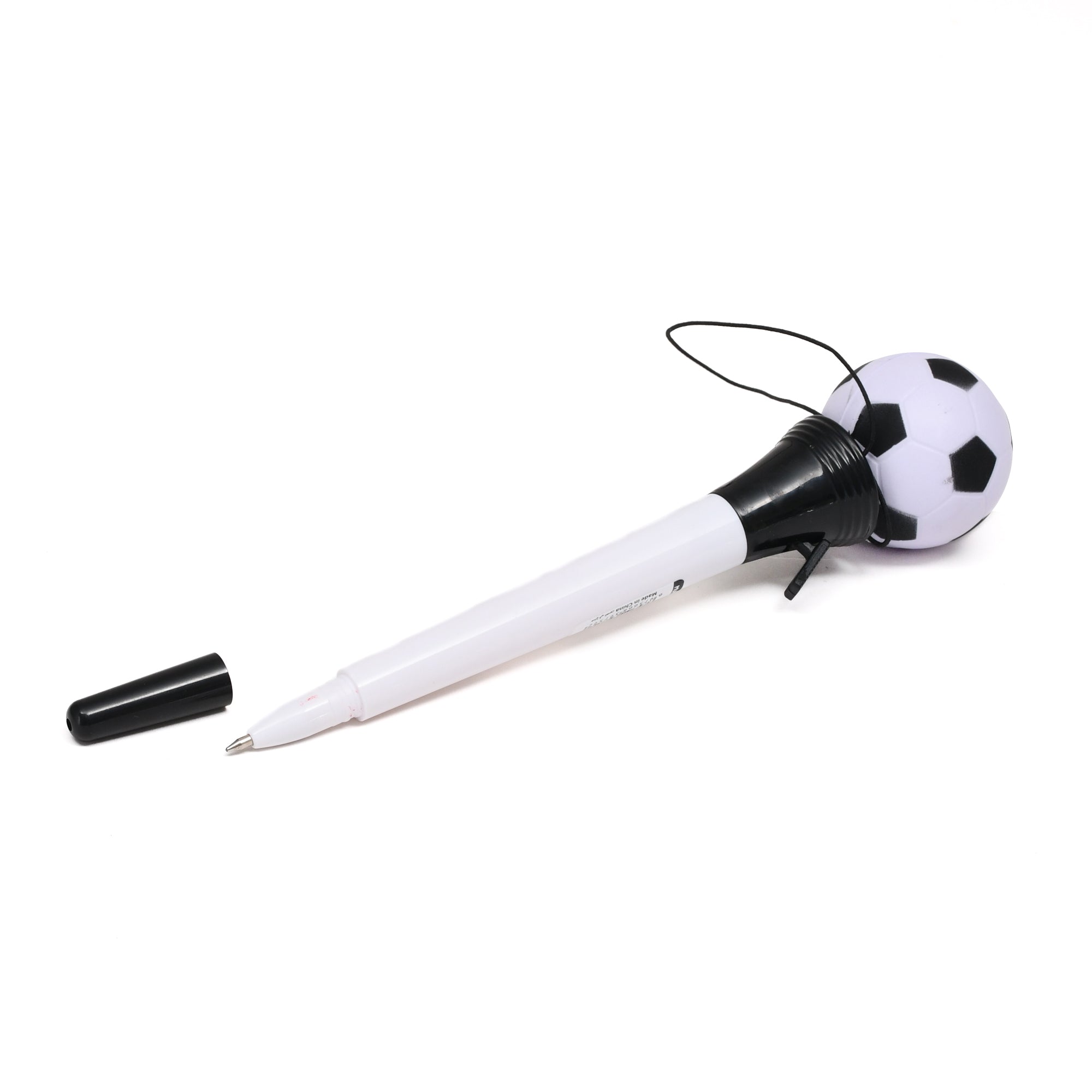 Mumuso’s Football Ball Pen - White &amp; Black
