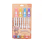 Cute Bear Toothbrush Set for Kids- 8pcs