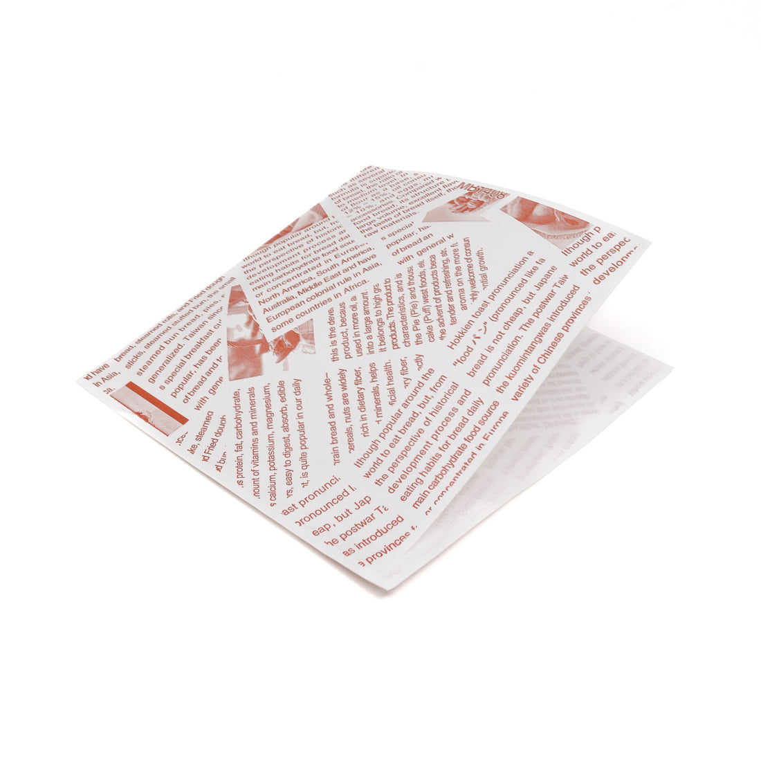 Vintage Lettered Food Wrap Sheets- 30 pcs