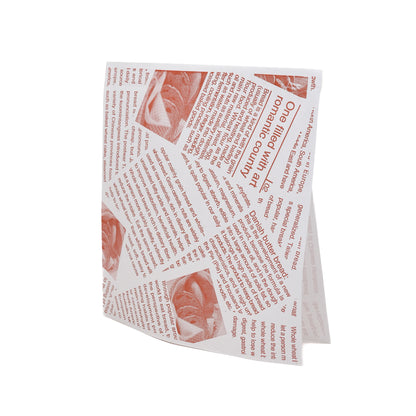 Vintage Lettered Food Wrap Sheets- 30 pcs
