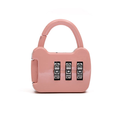 MUMUSO 64K Journal with Combination Lock - Pink &amp; Blue