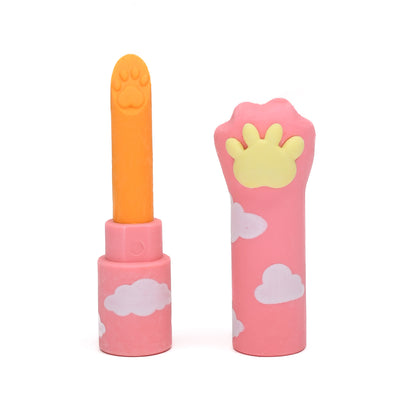 Lipstick-Shaped Eraser - Cat&
