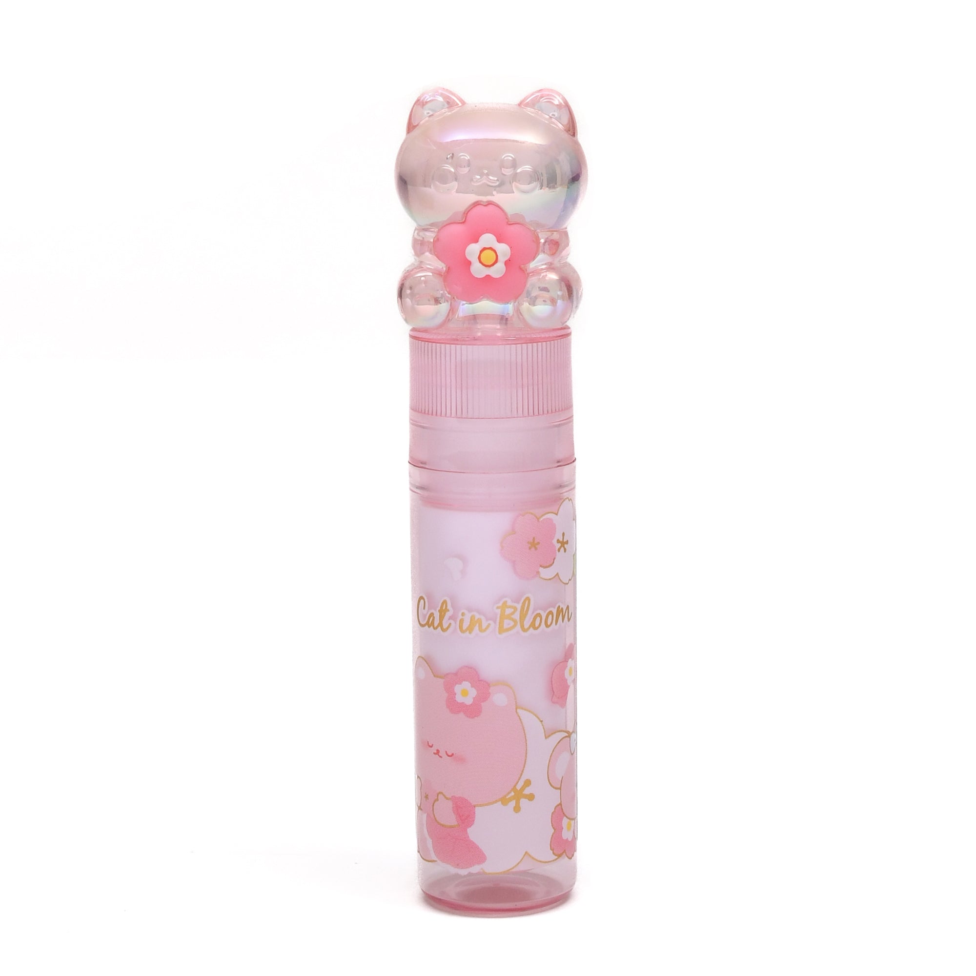 Lipstick-Shaped Eraser -Kitten &amp; Cherry Blossom