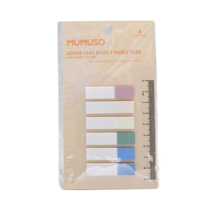 Sticky Index Tabs- 6 Morandi Colors