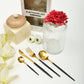 Luxe Black & Gold 4-Piece Flatware Set - Gold & Black